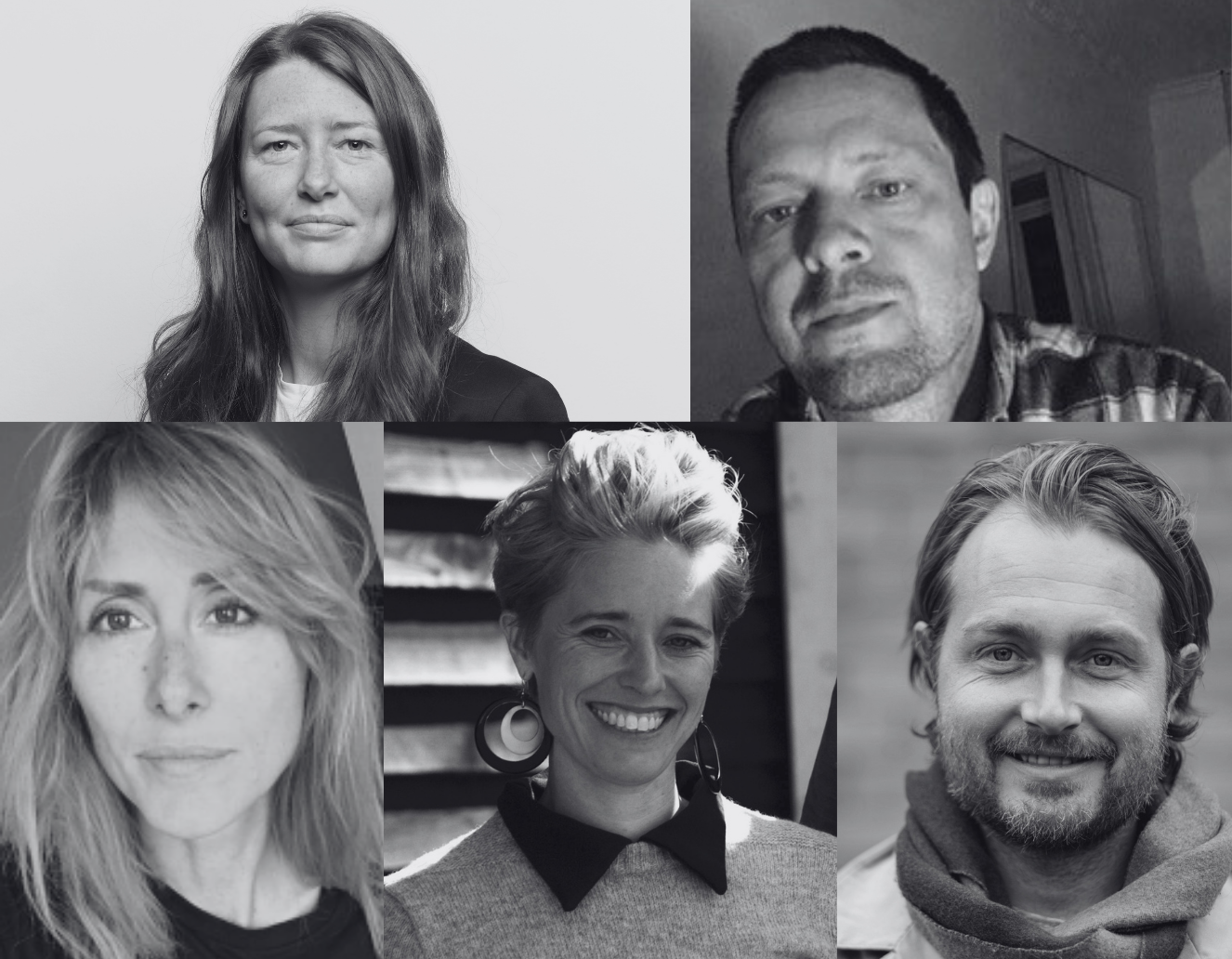 Jeanette Nordahl, Rasmus Birch, Eva Jakobsen, Katrin Pors, Mikkel Jersin © Donald Chamber, Snowglobe, Rolf Konow, private