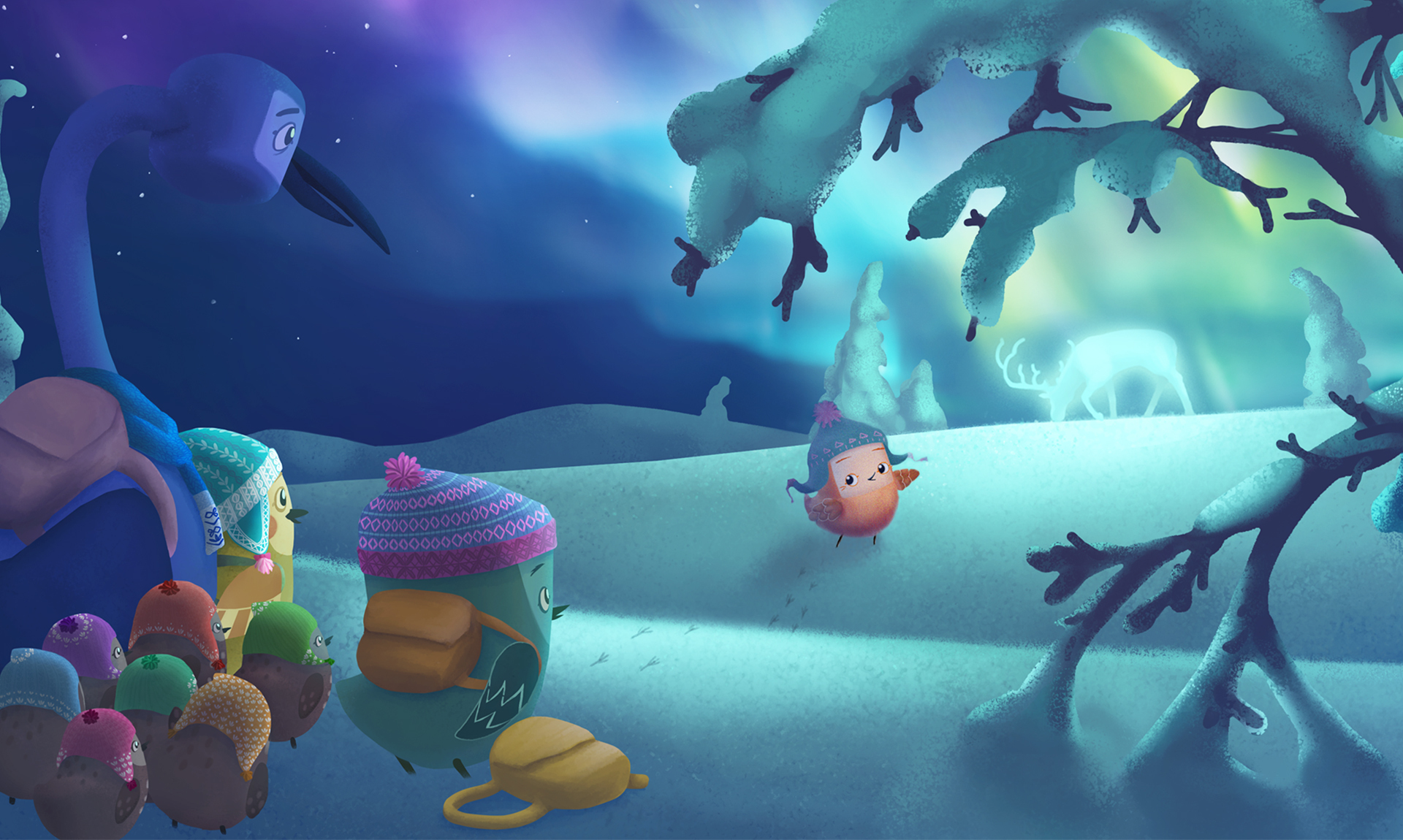 Pikkuli and Starlight Reindeer © AittoFlow