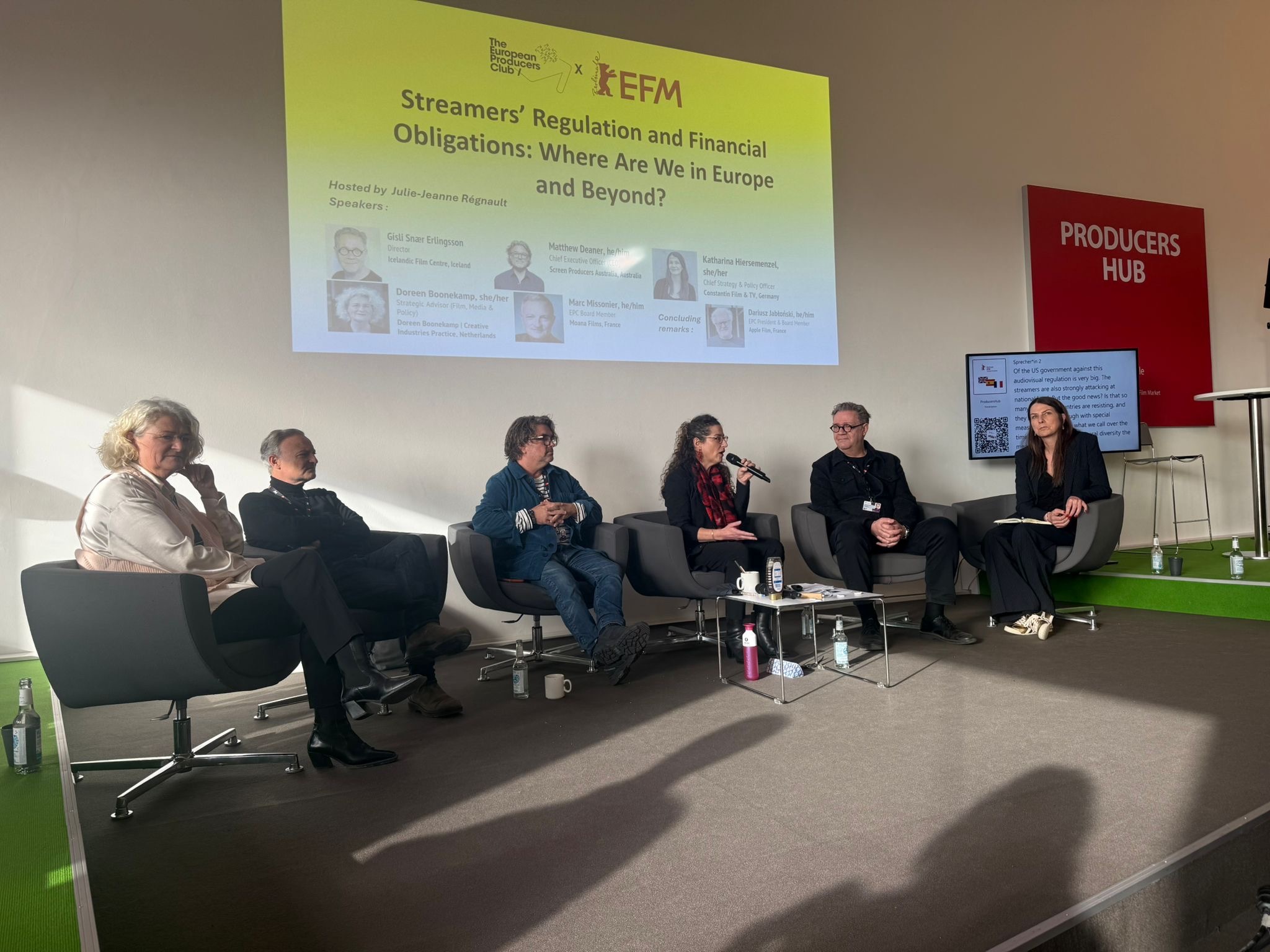 EFM panel: Streamers’ Regulation and Financial Obligations  © Federica Scarpa