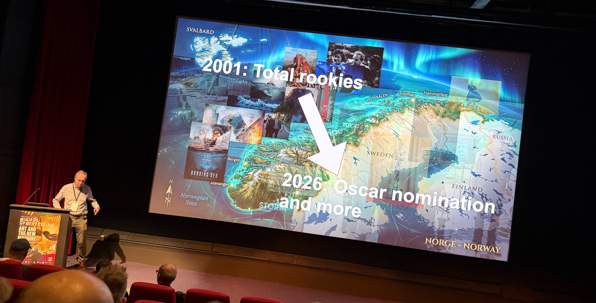 Morten Moen at Digital Storytelling 2026 © Marius Renberg, Digital Storytelling